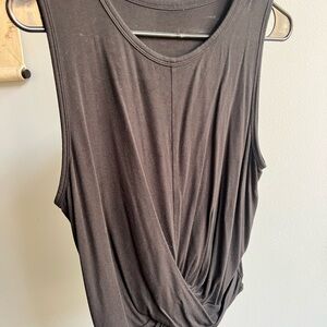 Alo Yoga Black Sleeveless Workout Top